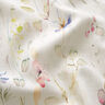 Lin-coton mélangés Fleurs aquarelle – blanc,  thumbnail number 2