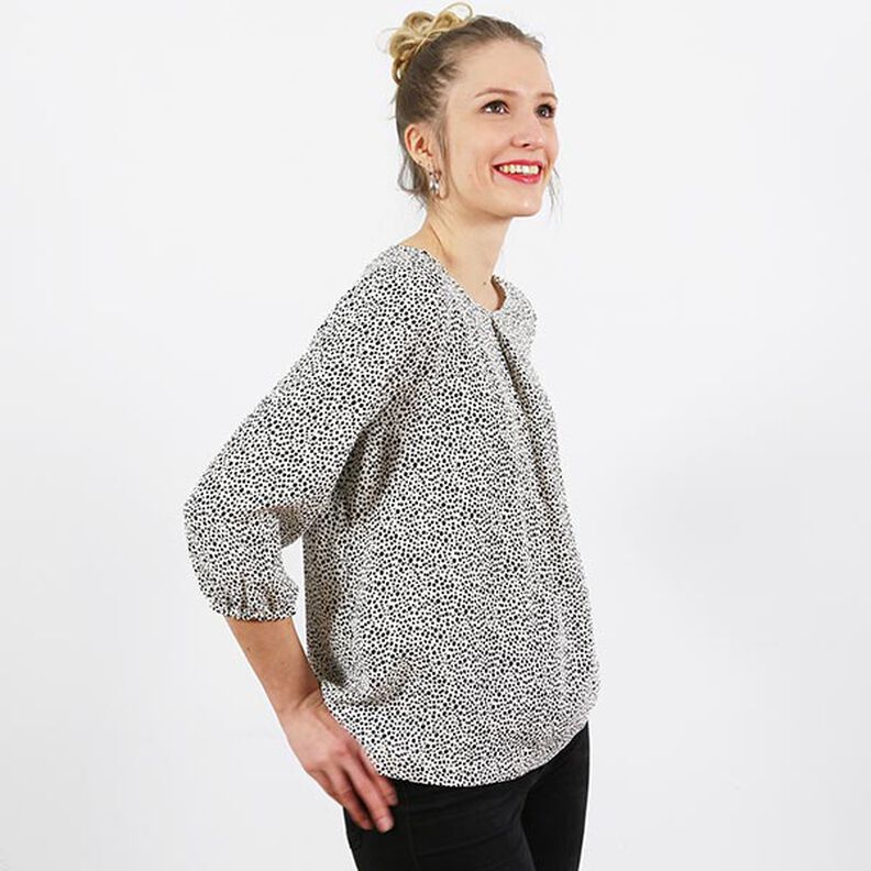 FRAU SUKI - Blouse à enfiler à pli creux, Studio Schnittreif | XS - XXL,  image number 3