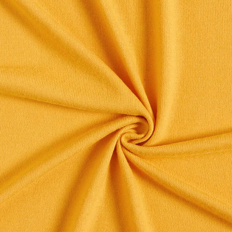 Tricot fin uni – jaune curry, image number 1