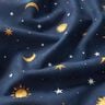 Tissu de décoration Ciel nocturne Glow in the Dark – or/bleu marine,  thumbnail number 12