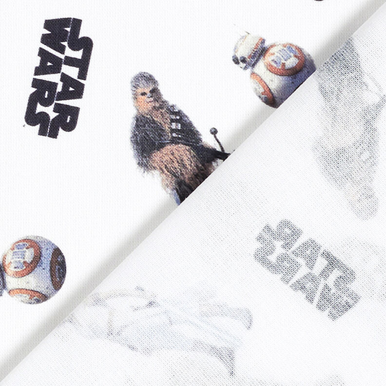 Cretonne Tissu sous licence Personnages | Star Wars – blanc,  image number 4