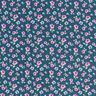 Tissu en coton Popeline feine Blüten – bleu/violet pastel,  thumbnail number 1
