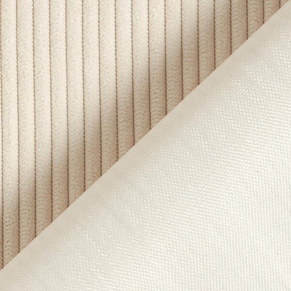 Tissu de revêtement aspect côtelé Fjord – écru,  image number 3