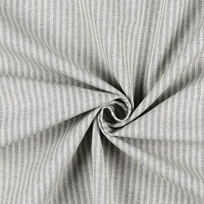 Tissu d’ameublement Jacquard Bande – gris clair,  image number 2