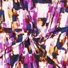 Tissu viscose Impression numérique coups de pinceau abstraits – raisin/indigo,  thumbnail number 3