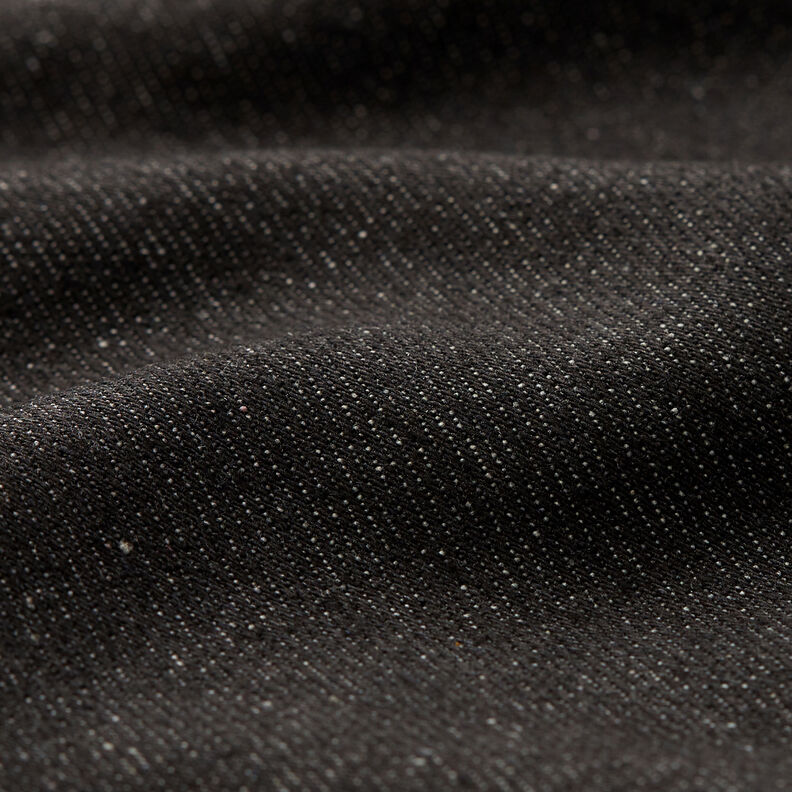 Denim de coton épais – noir,  image number 2