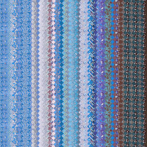GOTS Batiste de coton Mélange de motifs avec dégradé de couleurs | TCC x LOOKS by Wolfgang Joop –, 