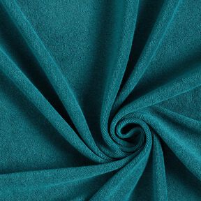 Tissu éponge Stretch Uni – pétrole, 
