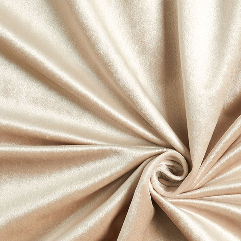 Tissu de décoration Velours – beige clair,  image number 1