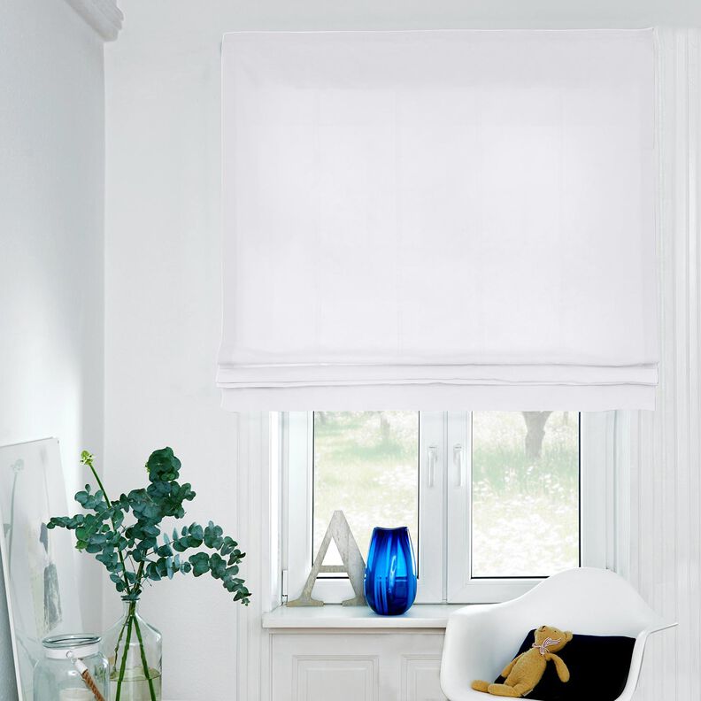 Pur lin lourd Uni – blanc,  image number 5