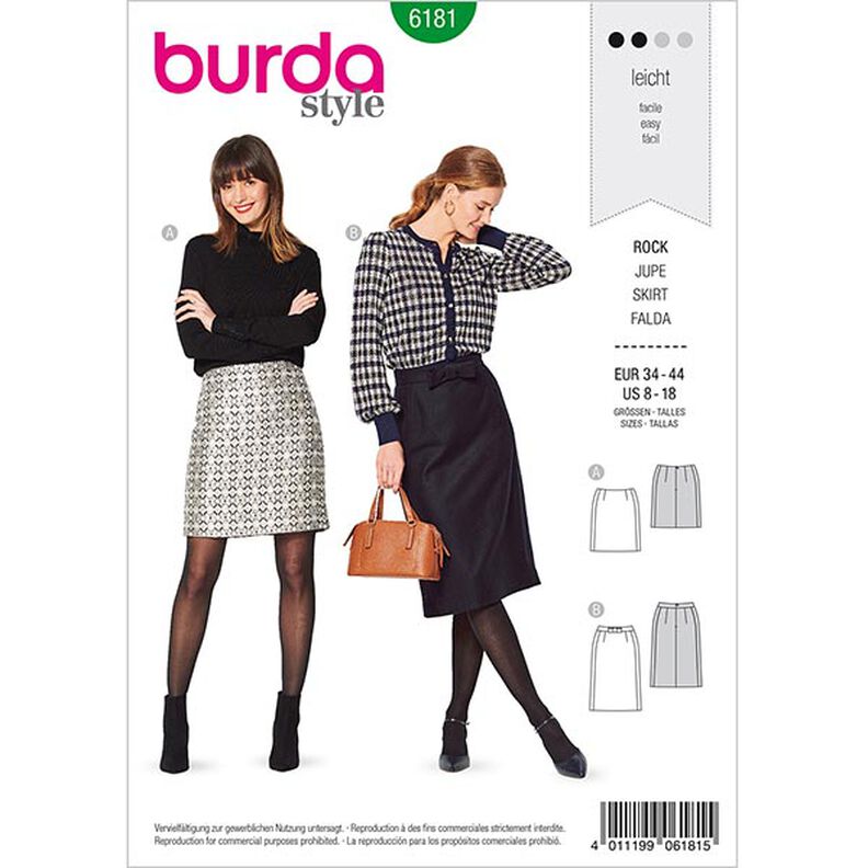 Jupe, Burda 6181 | 34-44,  image number 1