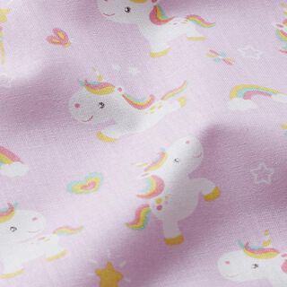 Popeline Licorne  – rose, 