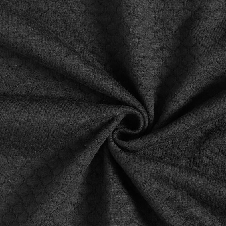 Jersey matelassé à ondulations – noir, image number 4