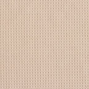 Tissu éponge/Nid d’abeille Uni – taupe clair, 