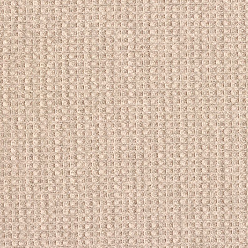 Tissu éponge/Nid d’abeille Uni – taupe clair,  image number 1