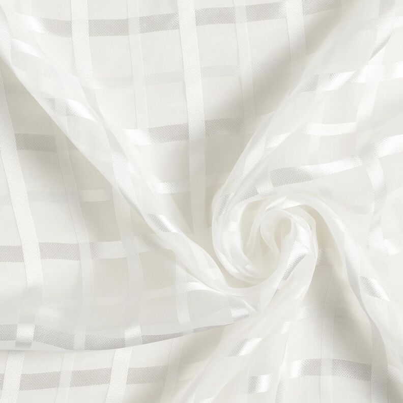 Chiffon Carreau-fenêtre – blanc,  image number 3