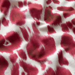 GOTS French Terry Batik motif léopard | TCC x LOOKS by Wolfgang Joop – baies/crème, 