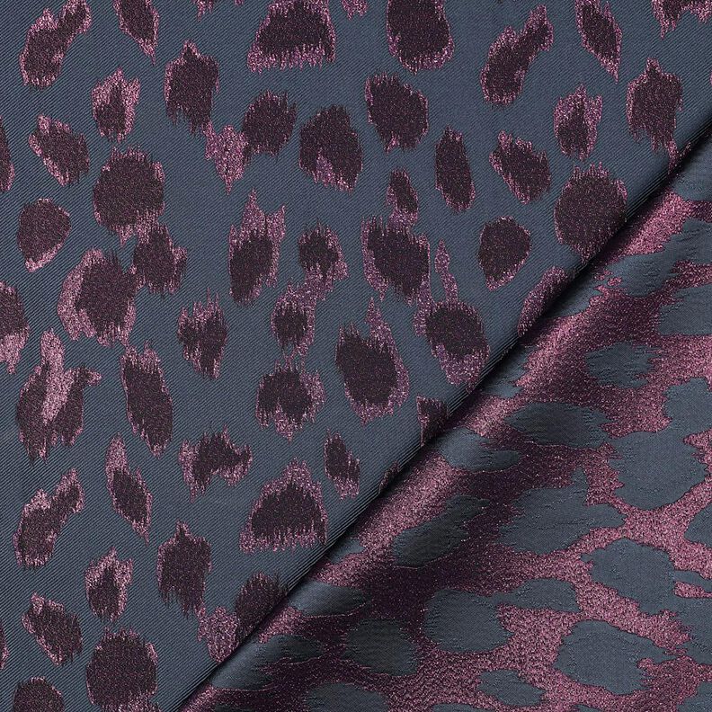 Jacquard Léopard Métallique | Poppy Fabrics – anthracite, image number 4