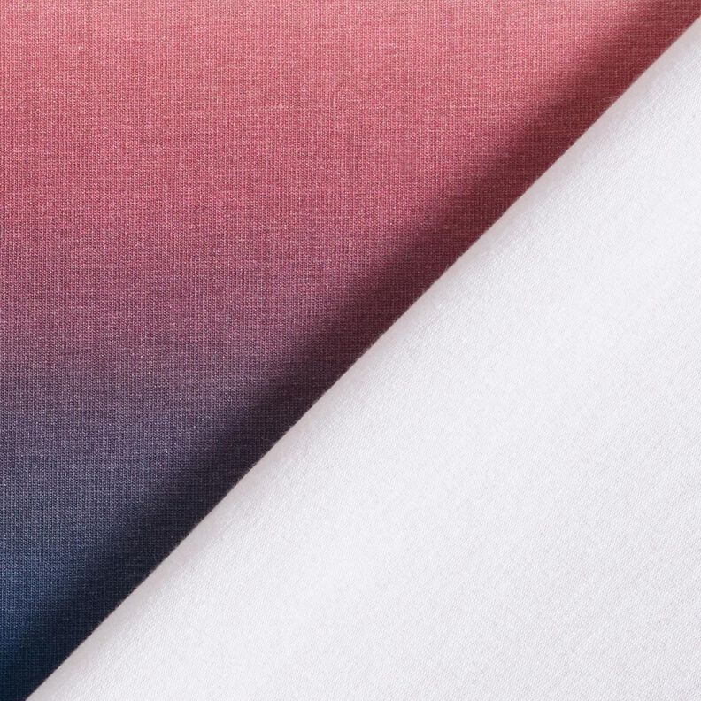 Jersey coton Ombre | Glitzerpüppi – bleu nuit/myrtille,  image number 4