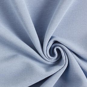 Jersey côtelé ottoman uni – bleu clair, 