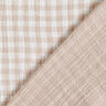 Tissu double gaze de coton Carreaux vichy à fil teinté – nature/blanc,  thumbnail number 1