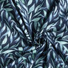 Tissu double gaze de coton Feuilles aquarelle Impression numérique – bleu marine,  thumbnail number 3