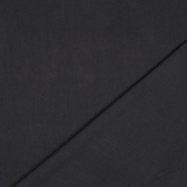 Tissu en coton Crinkle prélavé – noir, image number 3