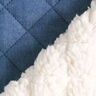 Tissu matelassé Jeans-Teddy – bleu acier,  thumbnail number 4