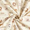 Popeline coton Bébés animaux de la jungle Impression numérique – beige,  thumbnail number 3