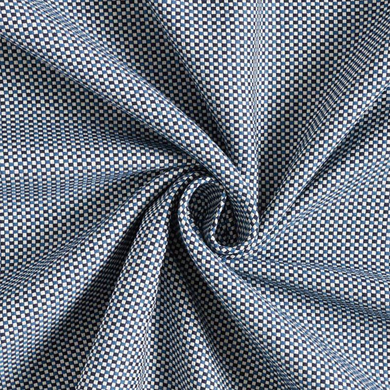 Tissu de décoration Jacquard Structure unie – bleu,  image number 3