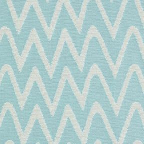 Tissus pour l’extérieur Jacquard Motif ikat – bleu ciel, 
