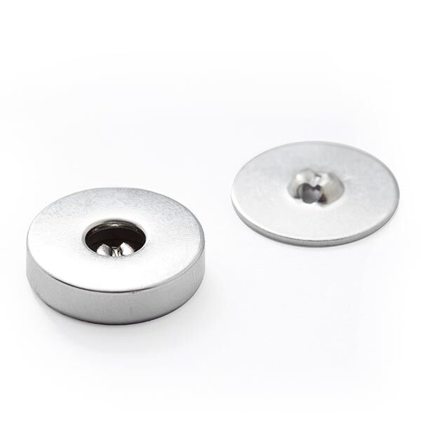 Bouton magnétique [  Ø18 mm ] – argent métallique,  image number 1