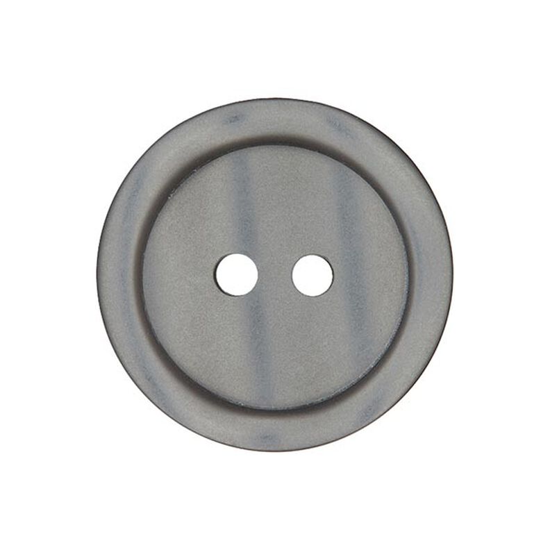 Bouton plastique 2 trous Basic - gris,  image number 1