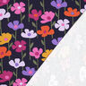French Terry Sweat d’été Fleurs colorées | Poppy Fabrics – bleu marine,  thumbnail number 4