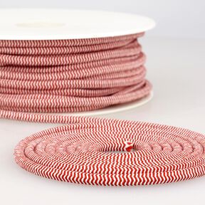 Extérieur Cordelette en caoutchouc [Ø 5 mm] – rouge/blanc, 
