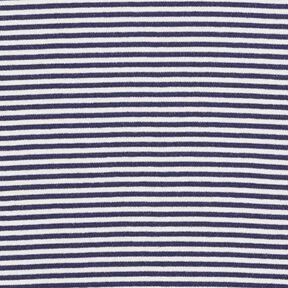 Bord-côtes tubulaire, fines rayures – bleu marine/blanc, 