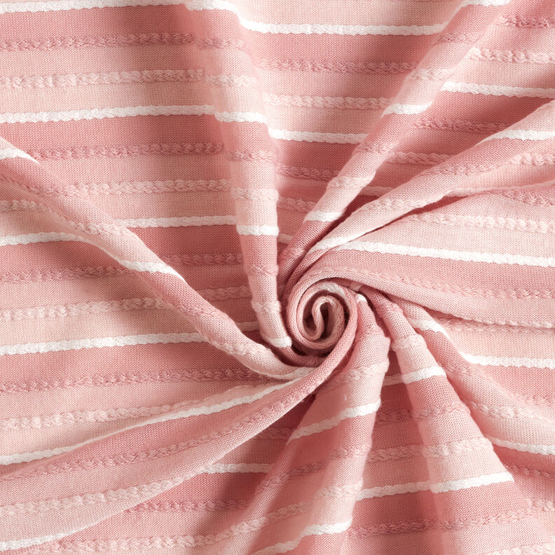 Cordelette en tricot fin – rose/blanc,  image number 3