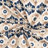 Jersey à ornements floraux – beige/bleu marine,  thumbnail number 4