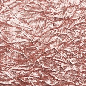 Velours stretch froissé – vieux rose, 