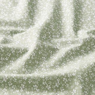 Tissu en coton Cretonne Petites fleurs – kaki, 