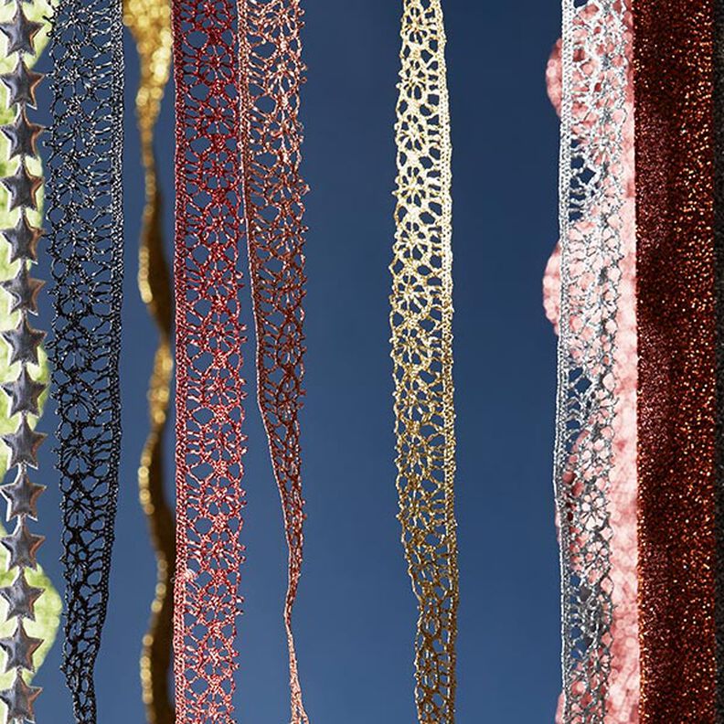 Dentelle Lurex - dor métalliqueé,  image number 2