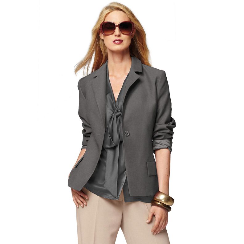 Bi-Stretch Gabardine – gris schiste,  image number 6