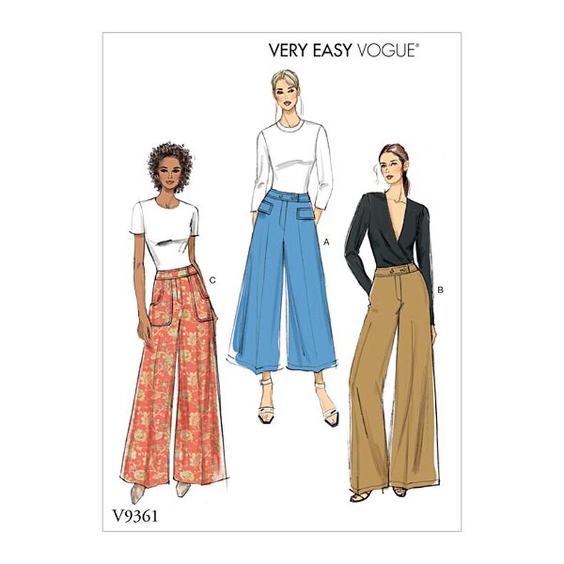 Pantalons, Vogue 9361 | 32-40,  image number 1