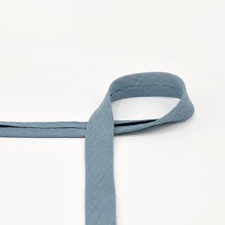 Biais Tissu gaze de coton [20 mm] – jean bleu clair, 