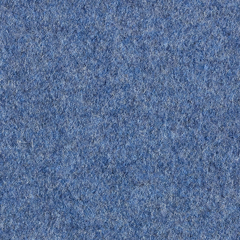 Loden de laine foulé Chiné – bleu jean,  image number 5