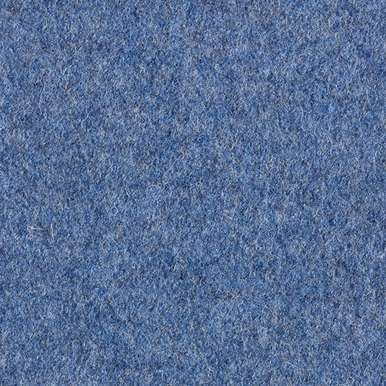Loden de laine foulé Chiné – bleu jean,  image number 5