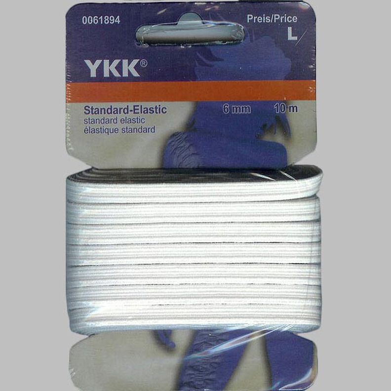 Élastique Standard [10m] – blanc | YKK,  image number 1