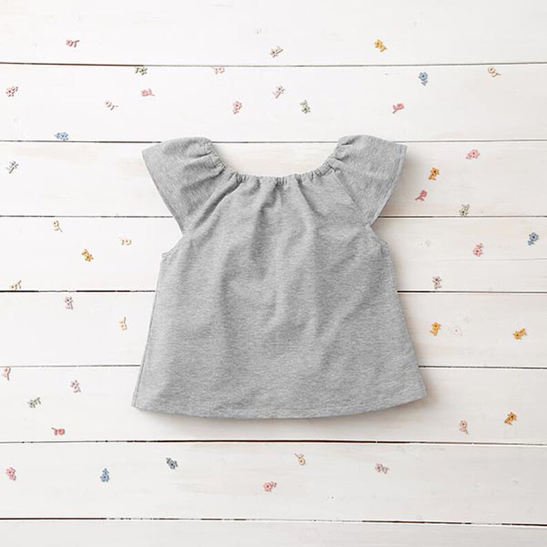 Jersey coton Medium chiné – gris clair, image number 7
