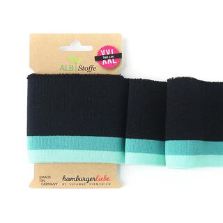 GOTS Bord-côtes bio CUFF ME COLLEGE [140 cm | 7,5 cm] | Albstoffe | Hamburger Liebe, 
