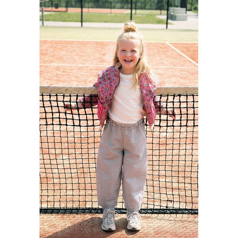 Chambray Mélange lurex | Poppy Fabrics – bleu/ivoire,  image number 6